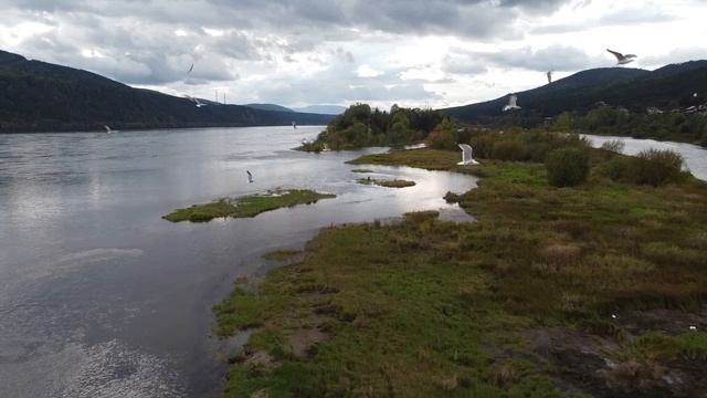 Мой первый полет на DJI Mavic Mini Красноярск Енисей смотреть онлайн