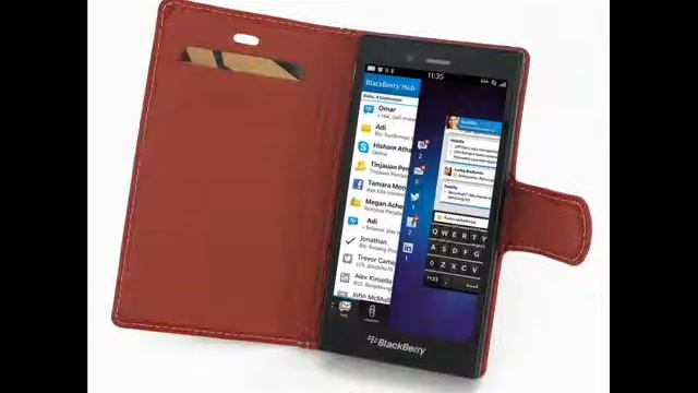 PDair BlackBerry BB Z3 Leather Book Case (Red) смотреть онлайн
