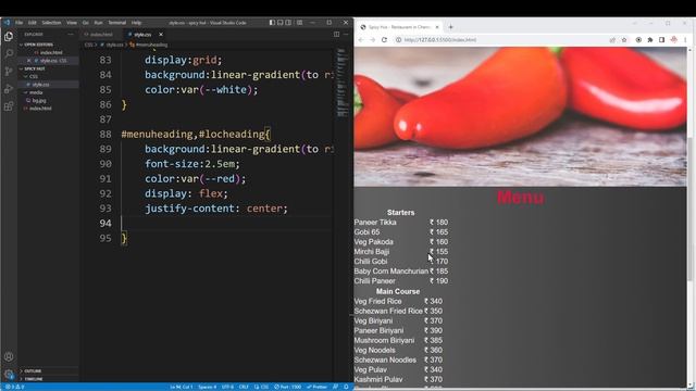 Building A Fully Responsive Restaurant Website| HTML and CSS Project | Logic First Tamil смотреть онлайн