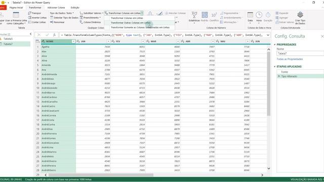 Transformar Colunas em Linhas com Power Query смотреть онлайн