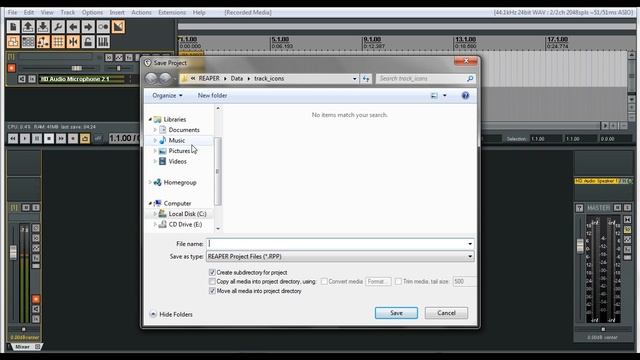 Tutorials For Reaper | File Structure | Organize Audio | Setup Back-up Folders | Session Directory смотреть онлайн