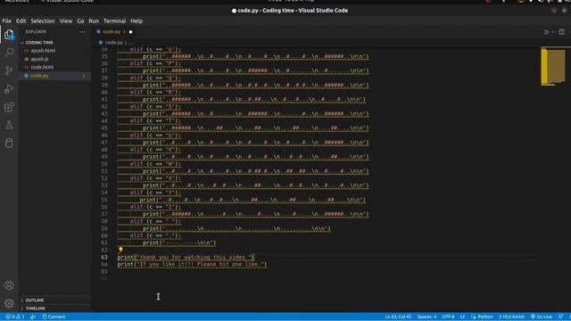 Enter your name and see magic!! (Python) || Coding Time смотреть онлайн