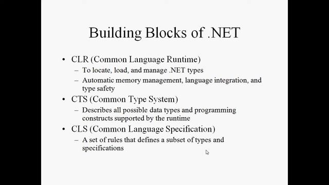 .NET Framework смотреть онлайн
