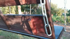 качели на цепях