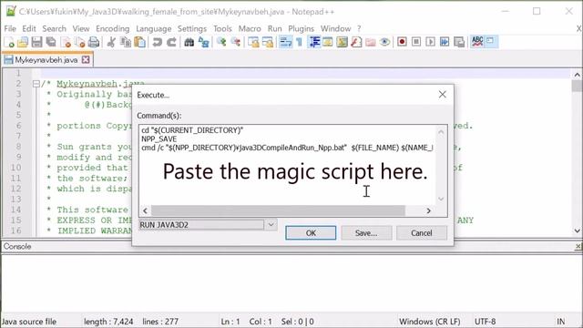 Simplest Way to Use Java 3D 1.6.0 in Notepad++ смотреть онлайн