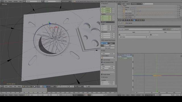 ||SpeedMess|| Sci-fi Hatch - Blender Cycles Video [matthewhewson] смотреть онлайн