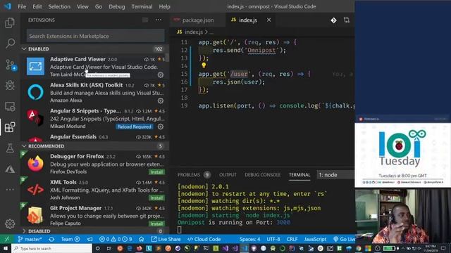 Demystifying Technology with Sam Episode # 006: Building the Ominipost App (node modules) смотреть онлайн