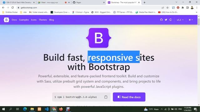 Bootsrap 5 intro | How to upload project in github смотреть онлайн
