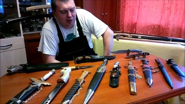 Коллекция ножей и оружия (своими кривыми руками) смотреть онлайн