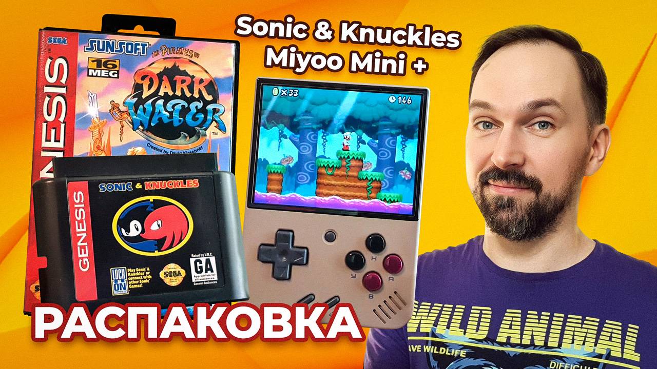 Miyoo Mini Plus, Sonic & Knuckles, Pirates of Dark Water и контроллеры 8bitDo / Распаковка смотреть онлайн