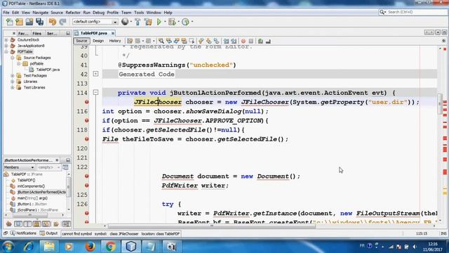 create a pdf from several java jtables смотреть онлайн