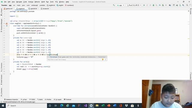 Android Studio 8 Ball Game Tutorial | Part 4 | Numbers | Using Kotlin смотреть онлайн