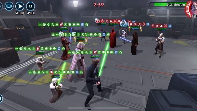 SWGOH: JML counter vs triple tank LV + Maul смотреть онлайн