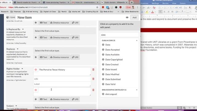 Omeka S tutorial on Adding Items смотреть онлайн