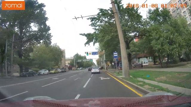 Проспект Абая - улица Ауэзова. Алматы. Дороги нашего города во время карантина. Almaty. The roads. смотреть онлайн