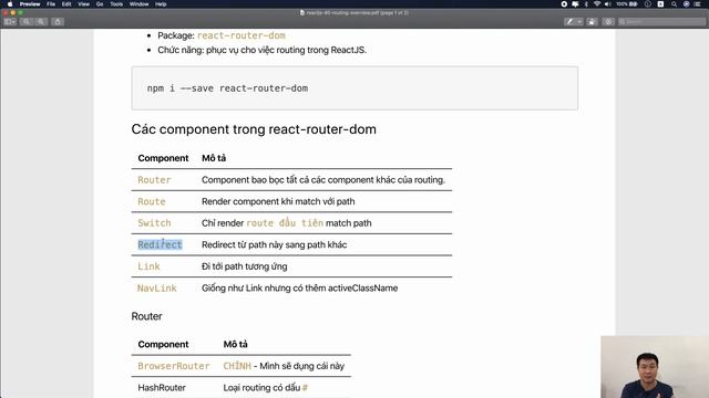 ReactJS: 09-01 Tổng quan về routing смотреть онлайн