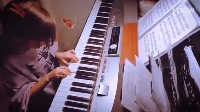 пьеса С.Майкапара "Мотылёк" (2 класс) на электронном фортепиано для новичков смотреть онлайн
