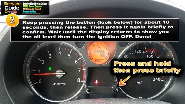 Nissan X-Trail Service Light Reset 2007-2013 (T31) смотреть онлайн