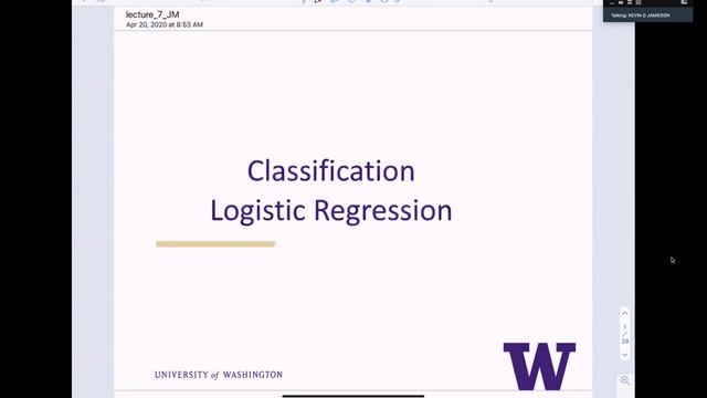 Lasso Regression, Logistic Regression | Class 8 | UW CSE546 Machine Learning смотреть онлайн