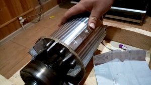 Поклейка (мощных) магнитов на ротор асинхронника 7,5 кВт.