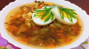 Щи из щавеля. Зеленый борщ. Самый популярный весенний суп!!!!