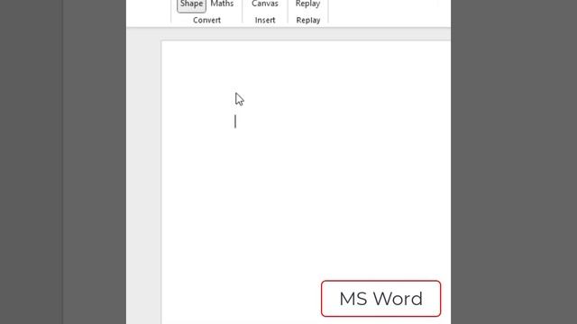 MS Word Ink to Shape смотреть онлайн