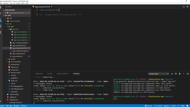 Creating PWA with Angular 6 using Angular Material смотреть онлайн