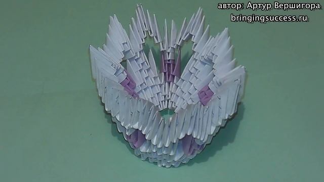Как сделать вазу модульное оригами видео урок-схема смотреть онлайн