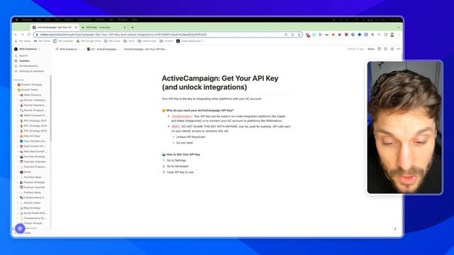 ActiveCampaign: Get Your API Key (and unlock integrations) смотреть онлайн