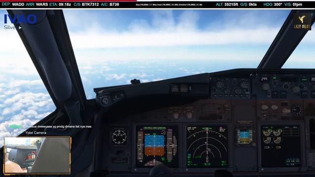 REAL OPS |BATIK 7312 | PMDG 738 | WADD - WAHS смотреть онлайн