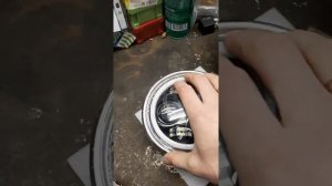 светодиодная фара в корпус от иж  юпитер (планета ) 2,3