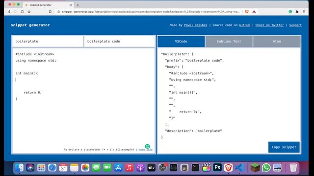 How to create your own Boilerplate in VSCode | Atom | Sublime Text смотреть онлайн