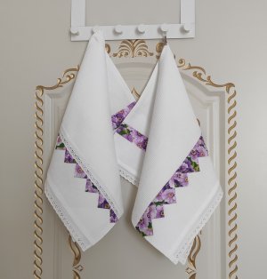 Зигзаг. Полоска. Треугольники. Выбор за Вами. Декор вафельного полотенца.