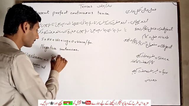 Present Perfect Continuous Tense with examples in Urdu/Hindi | English Tenses rules | Irshad Sawand смотреть онлайн