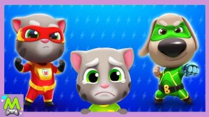 Говорящий Том Погоня Героев vs Том Гонка на Время vs Том за Золотом.Прохождение Игр на Весь Экран