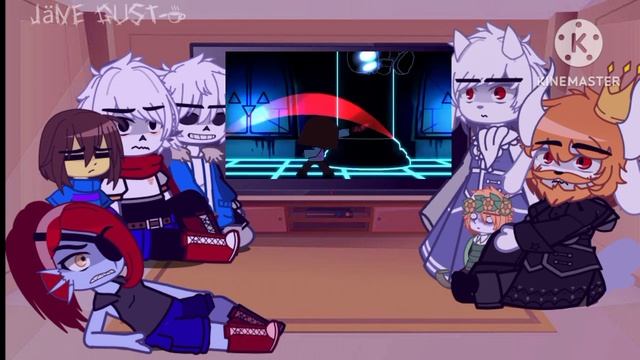 Undertale react to "Chara VS Nightmare Sans"⚠︎ORIG⬇⚠︎ смотреть онлайн