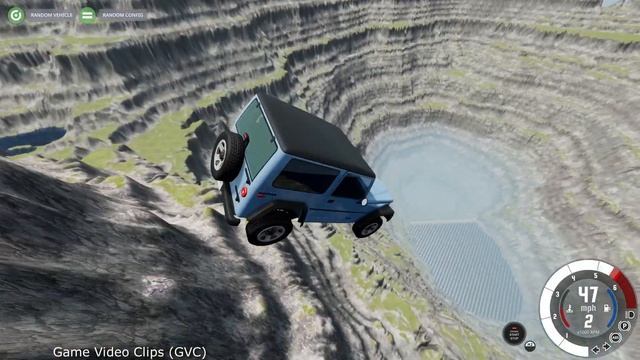 Cars vs Leap Of Death Jumps #2 - BeamNG.drive смотреть онлайн