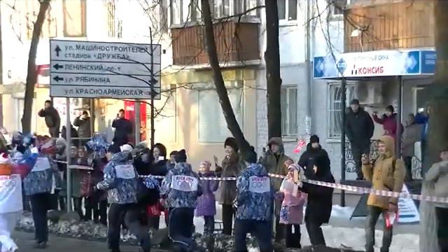 Олимпийский огонь факел Сочи 2014 Йошкар Ола, 28 декабря 2013 смотреть онлайн