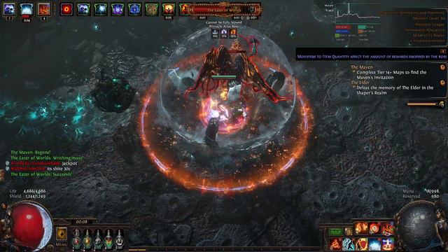 (3.22) Righteous Fire Inquisitor VS The Eater of Worlds смотреть онлайн