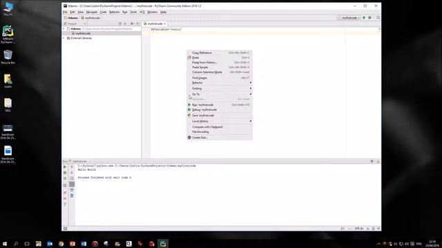 Python Lesson 2 - Creating A Variable смотреть онлайн