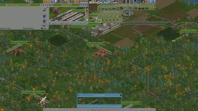 Построил железную дорогу через всю карту! Накопил 10000000 рублей! Финал openttd! смотреть онлайн