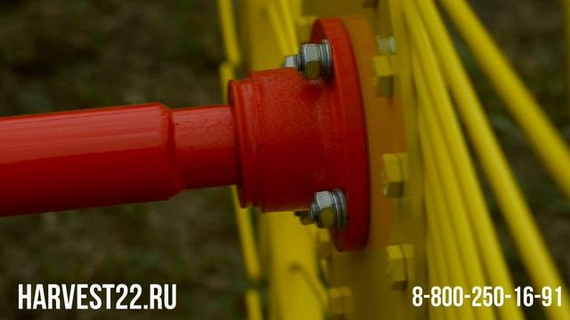 Навесные двусторонние грабли ХАРВЕСТ PWR 8. Обзор конструкции. Технические характеристики. смотреть онлайн