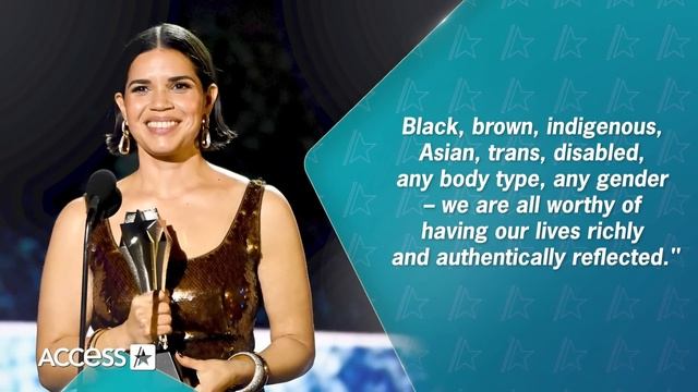 America Ferrera's POWERFUL Critics Choice Awards Speech смотреть онлайн