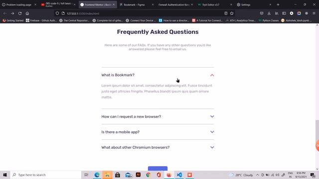 Bookmark Landing Page | Frontend Mentor Challenge | Website Preview смотреть онлайн