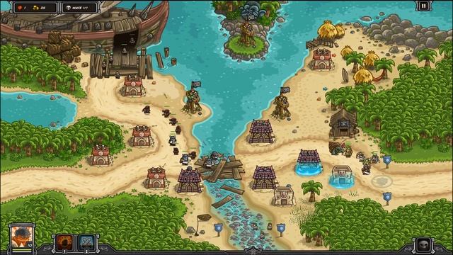Port Tortuga Veteran Iron Challenge - Kingdom Rush Frontiers Rising Tides смотреть онлайн