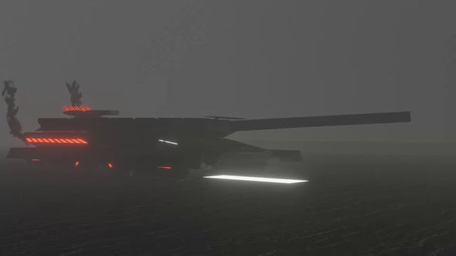 Blender 3D: анимация танка, итог смотреть онлайн