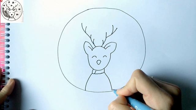 HOW TO DRAW A DEER STEP BY STEP. ОЛЕНЬ смотреть онлайн