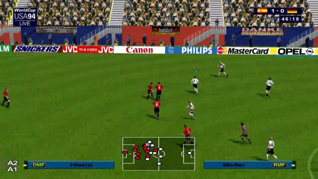 PES6 1994 FIFA World Cup - Germany vs. Spain @ Soldier Field (Group C) смотреть онлайн