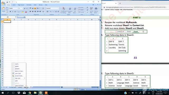 Microsoft Excel Chapter 6 Revision Part 2 B 2 смотреть онлайн