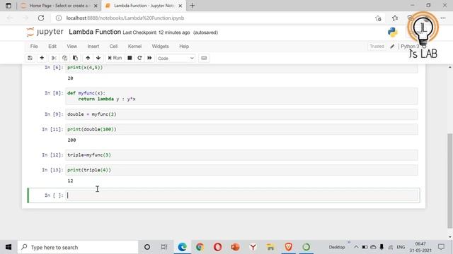 Lambda Function - Application in Data Frame and Data Analysis [P24]| Python | With Examples смотреть онлайн